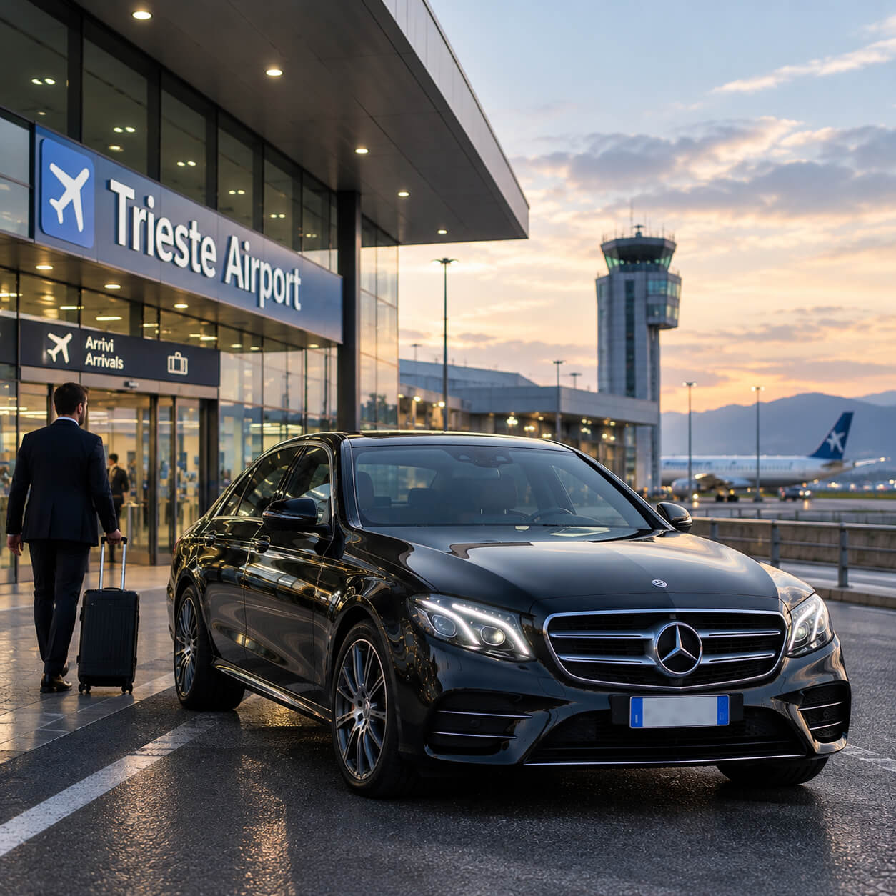 NCC aeroporto Trieste - transfer privato per Ronchi dei Legionari con N.E.S.O. Driver